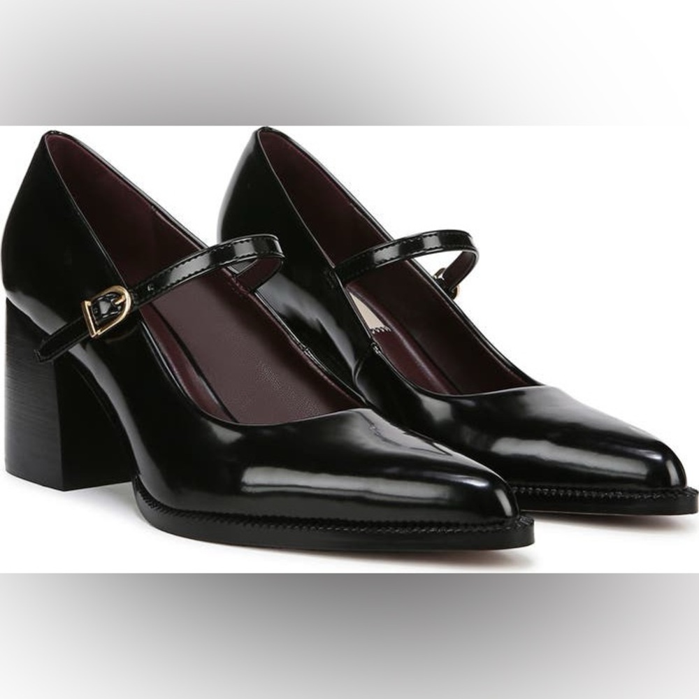 Franco Sarto Black Mary Jane Pump Women's 8.5